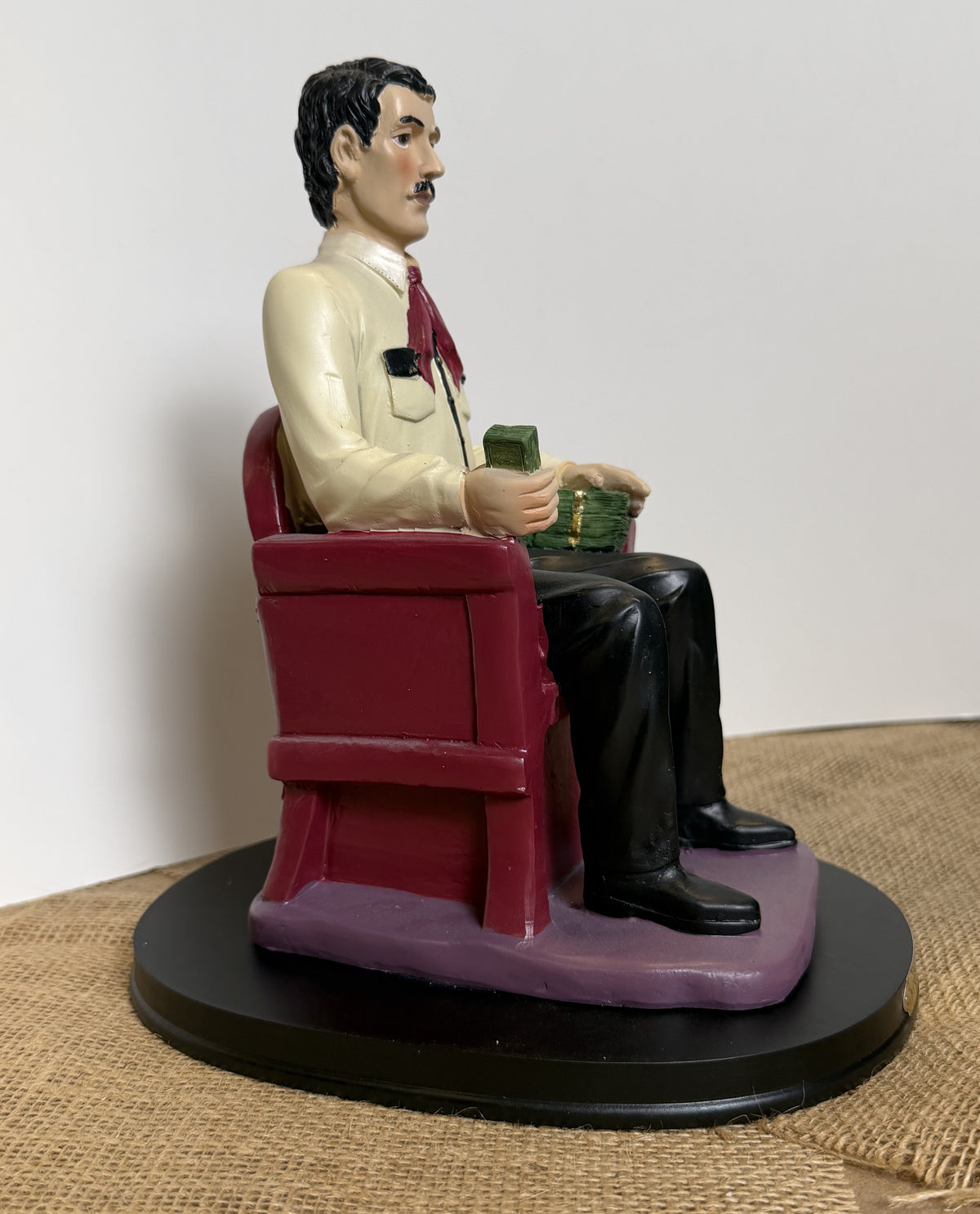 10.5"H Jesus Malverde Angel of the Poor Sinaloa Figurine