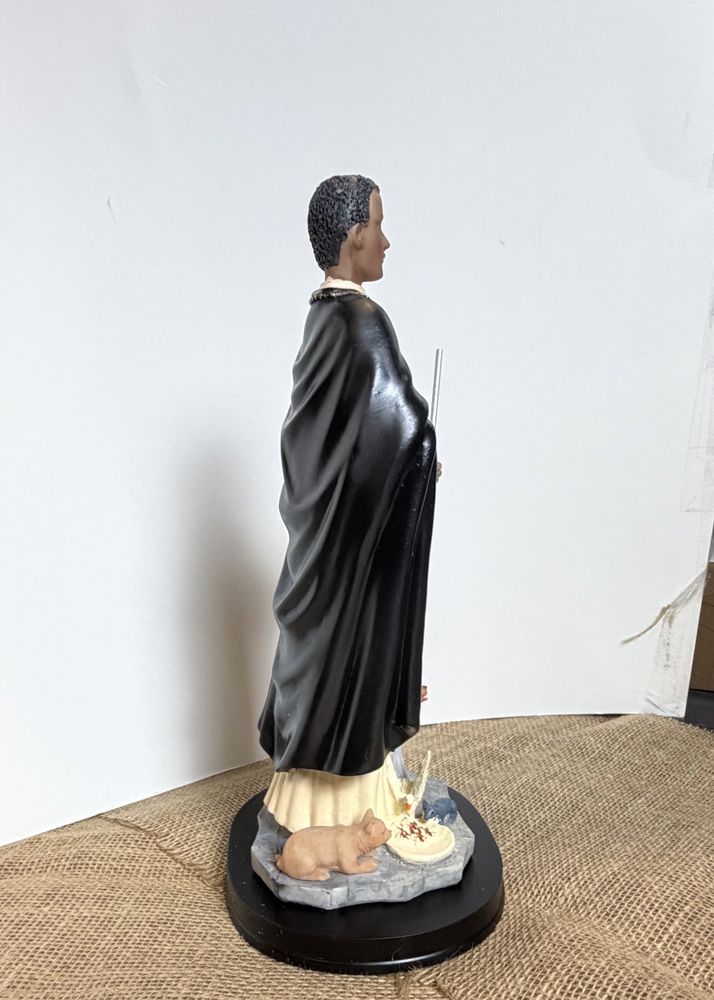 Saint Martin De Porres Holy Figurine - 12"H