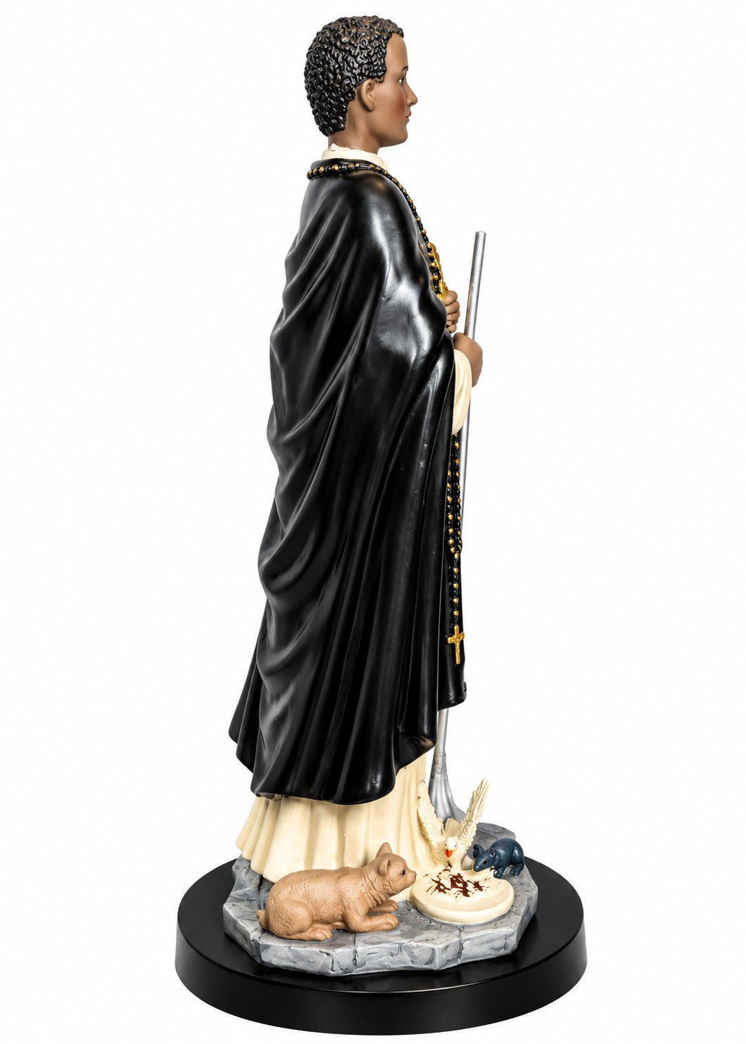 Saint Martin De Porres Holy Figurine - 12"H