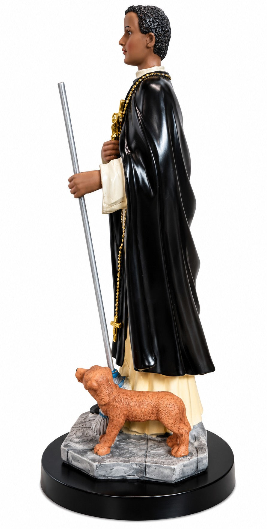 Saint Martin De Porres Holy Figurine - 12"H