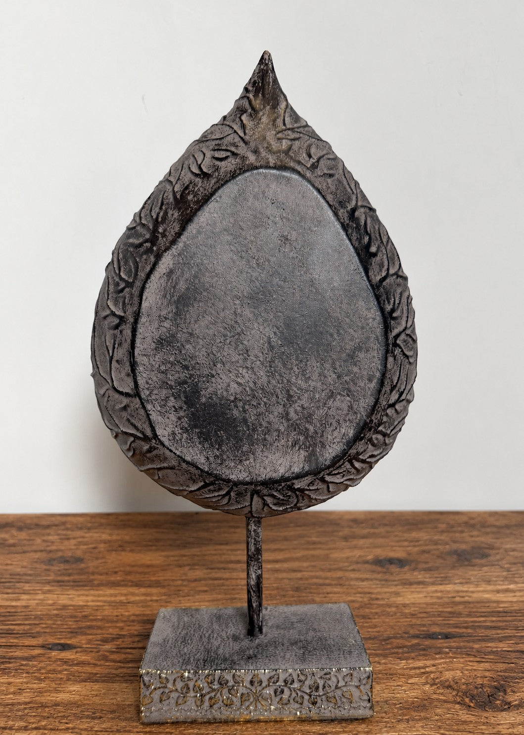 Gold Touching the Earth standing Leaf Buddha Plaque