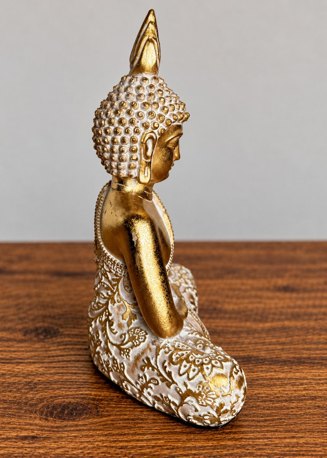 Buddha Statue Gold Meditation - 5.20"L x 7.5" H