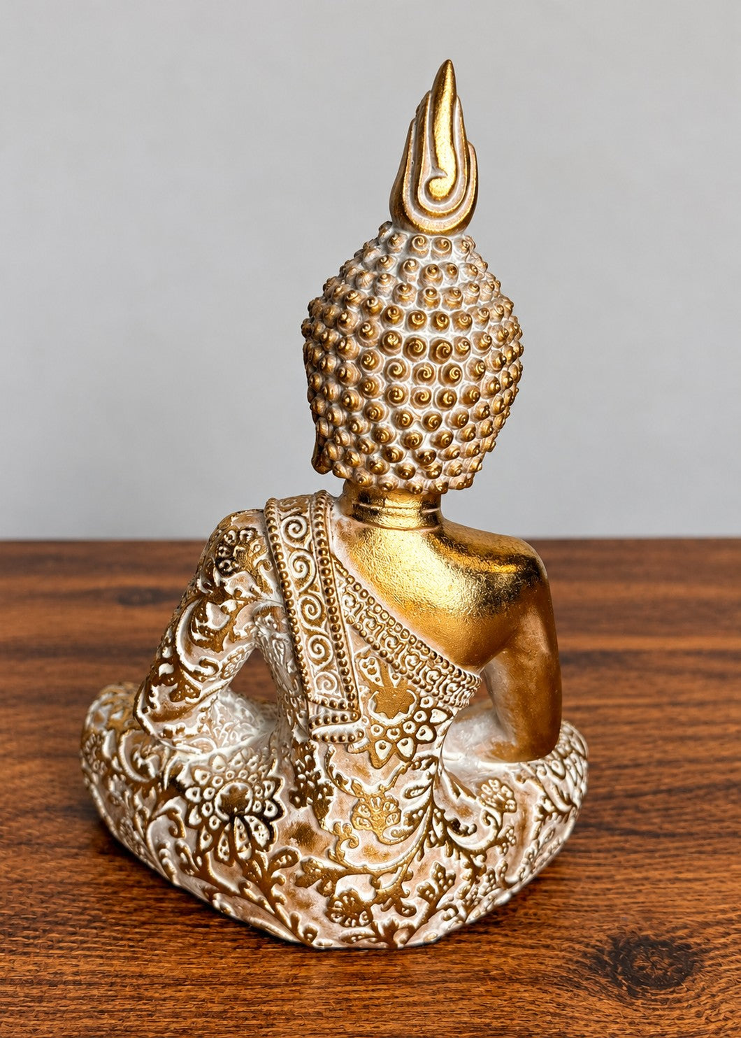 Buddha Statue Gold Meditation - 5.20"L x 7.5" H