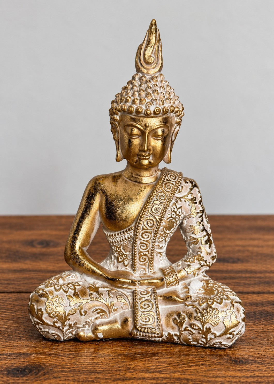 Buddha Statue Gold Meditation - 5.20"L x 7.5" H