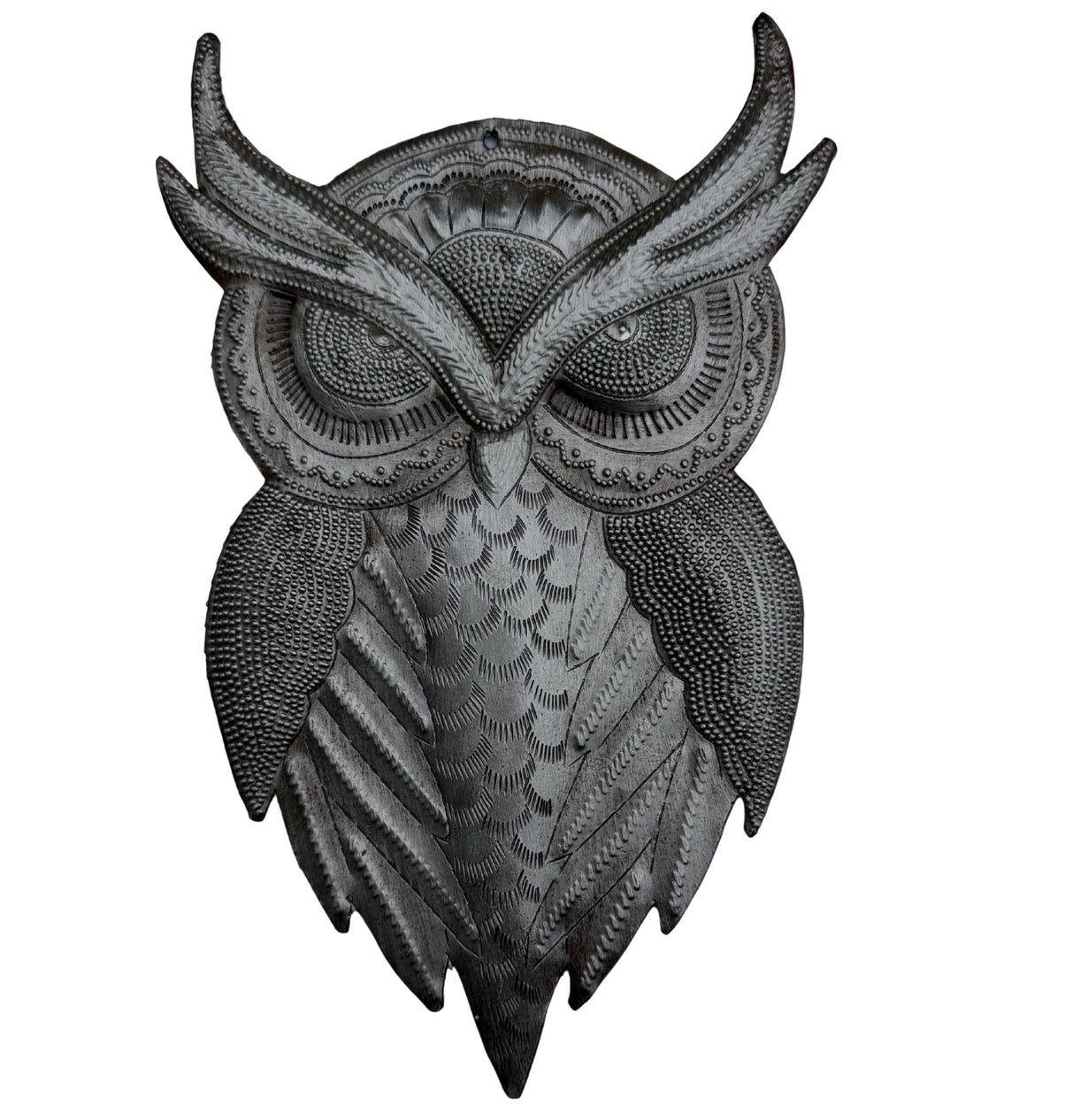 Haitian Metal Owl Wall Art - #2