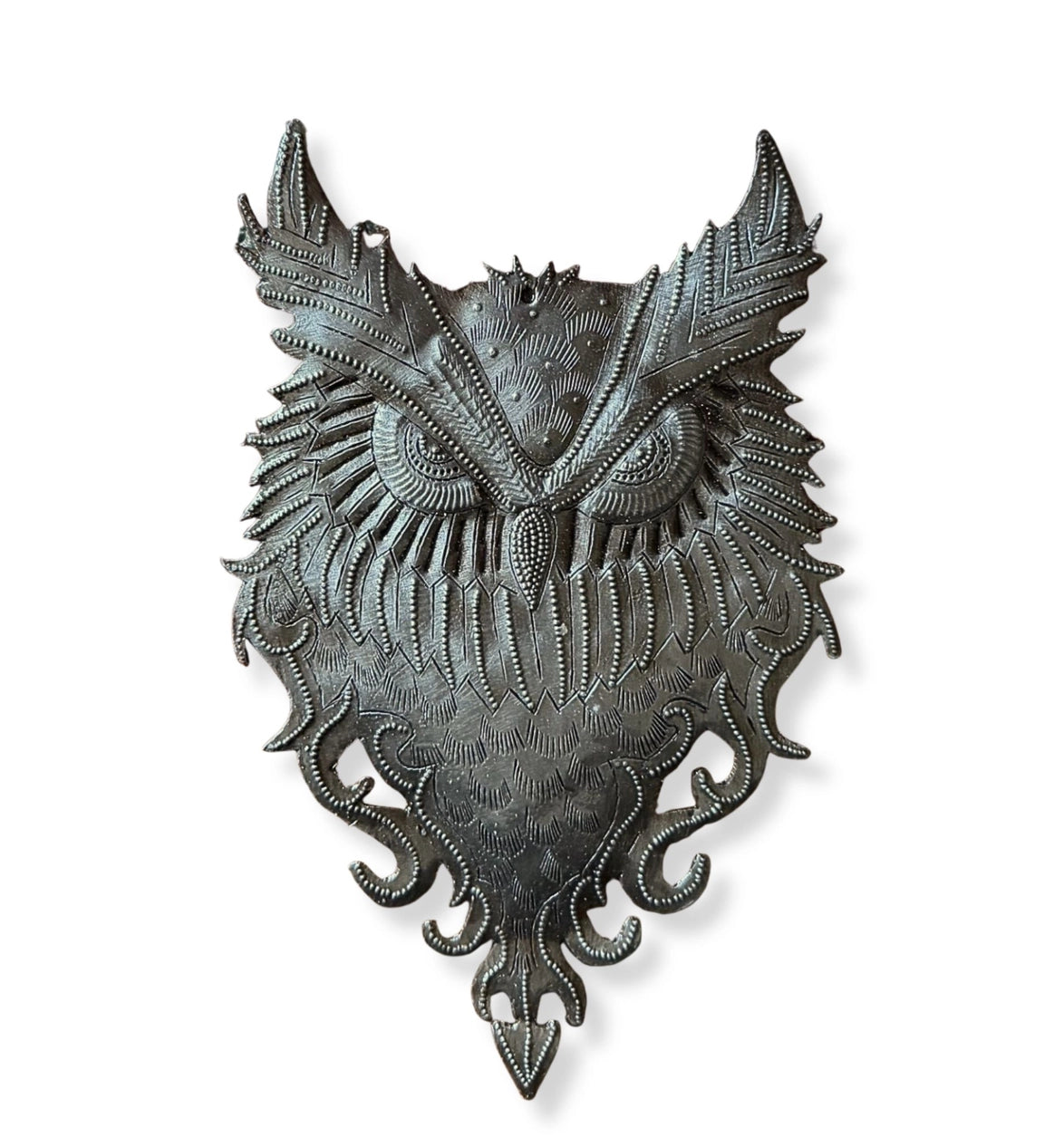 Haitian Metal Owl Wall Art - #1