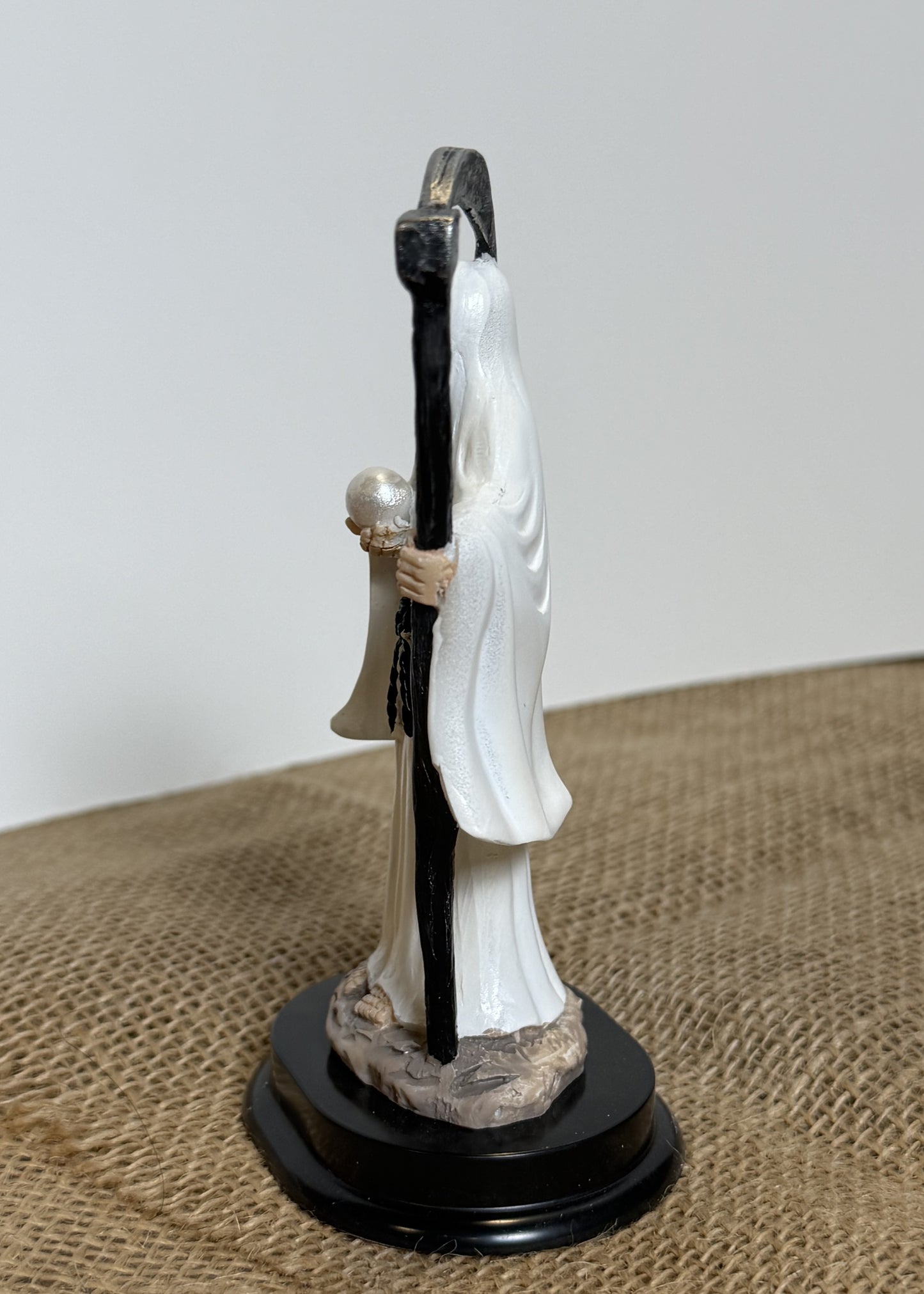 5" Tall Santa Muerte Statue - White