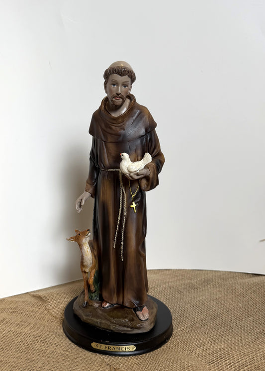 Saint Francis Holy Figurine 12"H