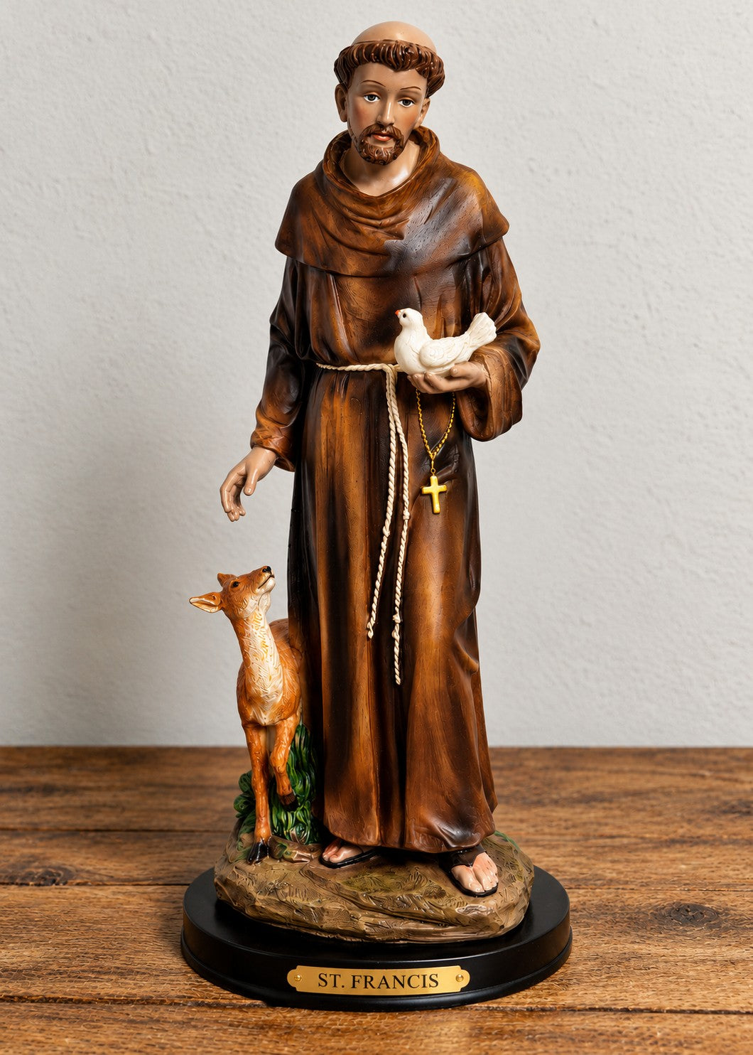 Saint Francis Holy Figurine 12"H