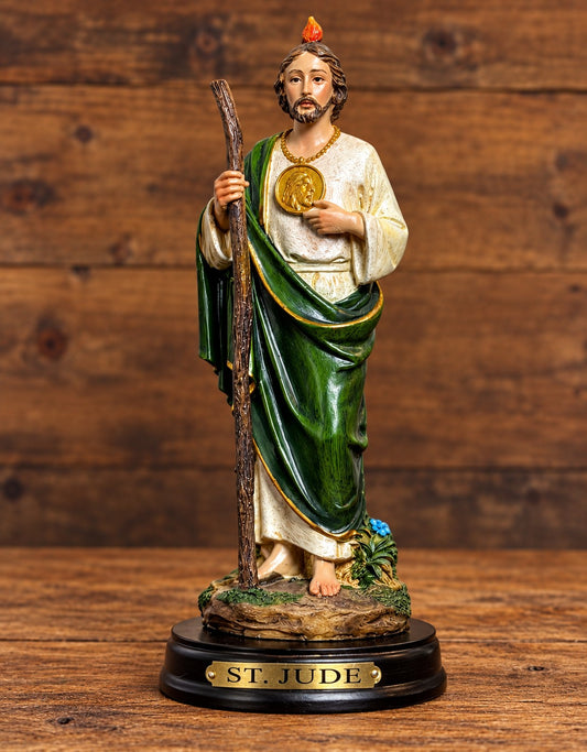 St. Jude Holy Figurine - 5" tall