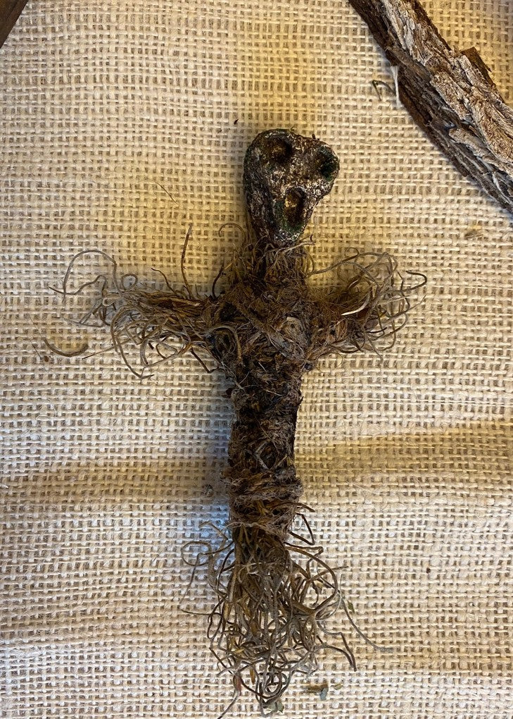 Rooted Ravens Creativity & Guidance Studio - Mini Voodoo Doll Earth Elemental Altar Figurine