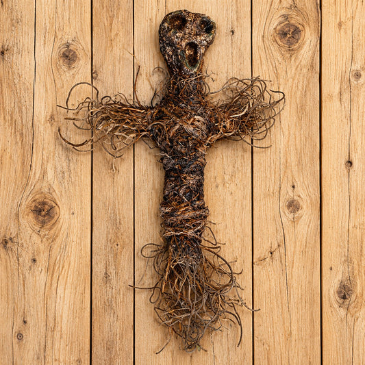 Rooted Ravens Creativity & Guidance Studio - Mini Voodoo Doll Earth Elemental Altar Figurine