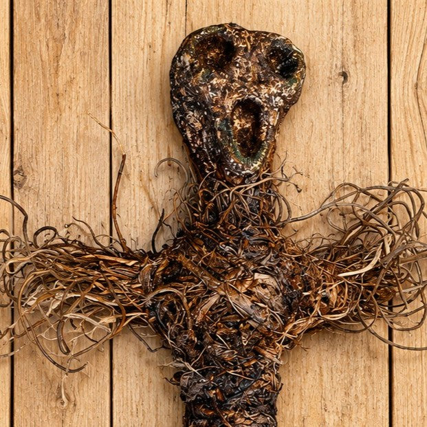 Rooted Ravens Creativity & Guidance Studio - Mini Voodoo Doll Earth Elemental Altar Figurine