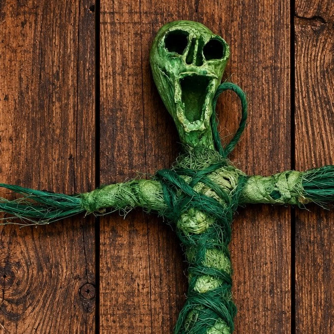 Rooted Ravens Creativity & Guidance Studio - Mini Voodoo Doll Prosperity Altar Figurine